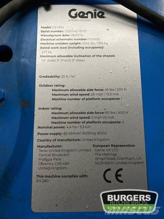 Genie GS1932 Makasli platformlar