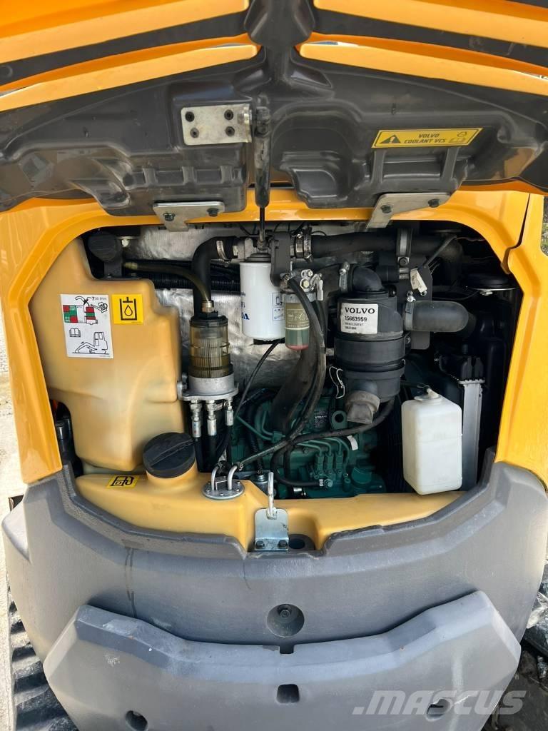 Volvo ECR25D Mini ekskavatörler, 7 tona dek