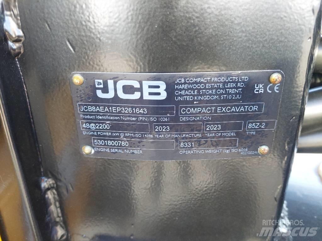 JCB 85 Z-2 Midi ekskavatörler 7 - 12 t