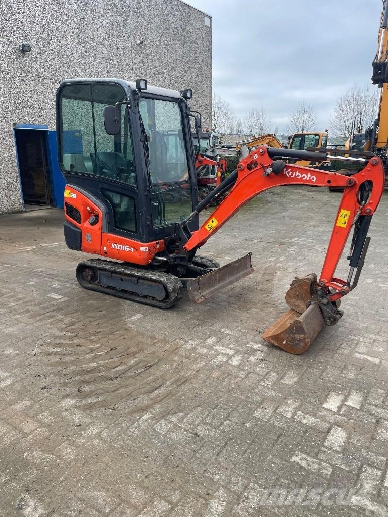 Kubota KX 016-4 Mini ekskavatörler, 7 tona dek