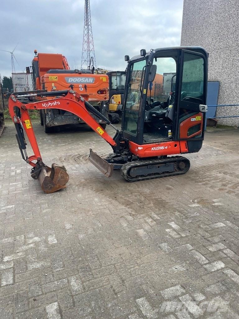 Kubota KX 016-4 Mini ekskavatörler, 7 tona dek