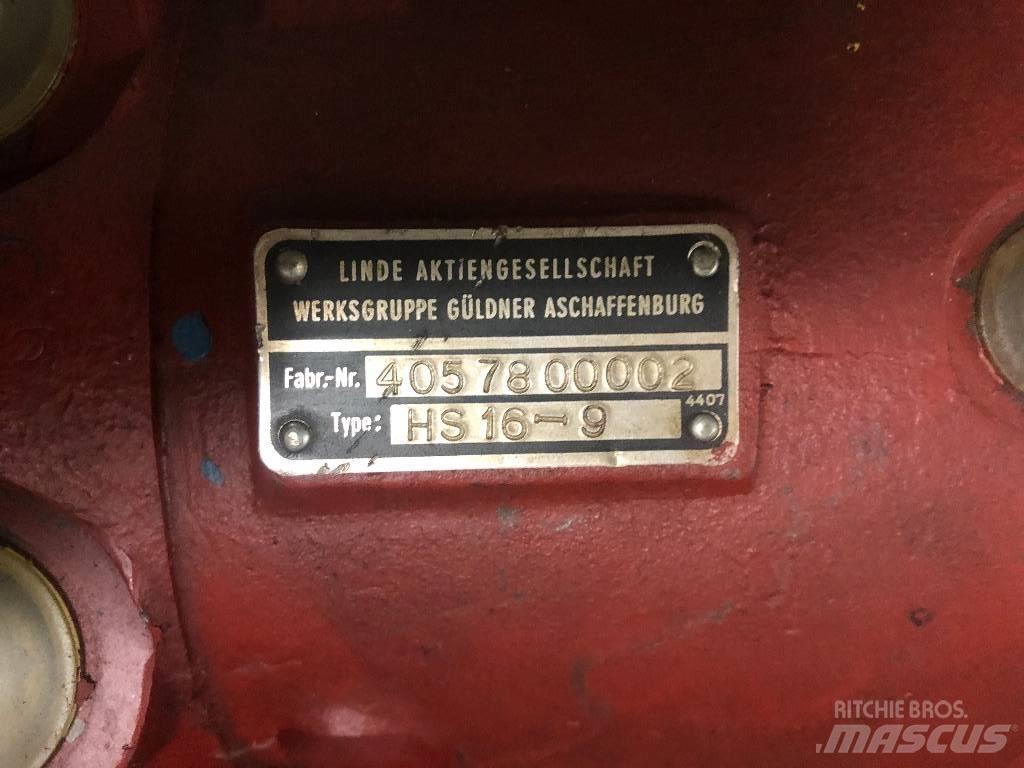 Linde HS16-9 Diger parçalar