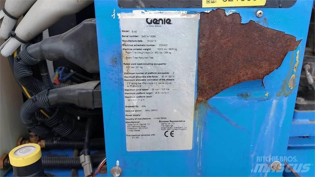 Genie S45 Teleskopik personel platformları
