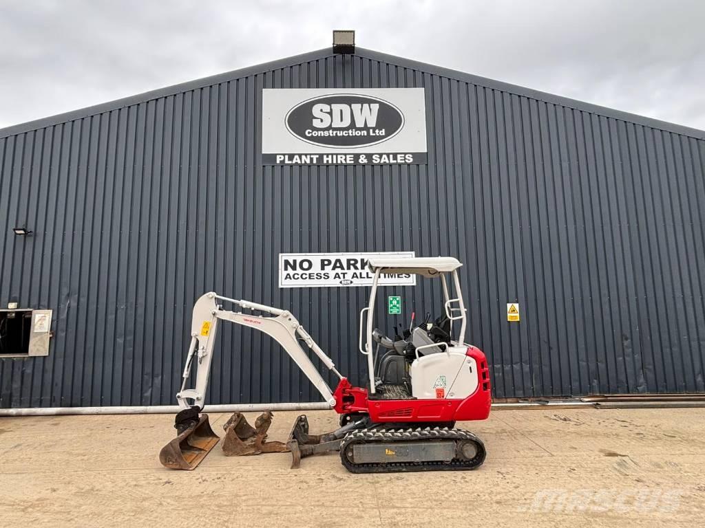 Takeuchi TB 216 Mini ekskavatörler, 7 tona dek