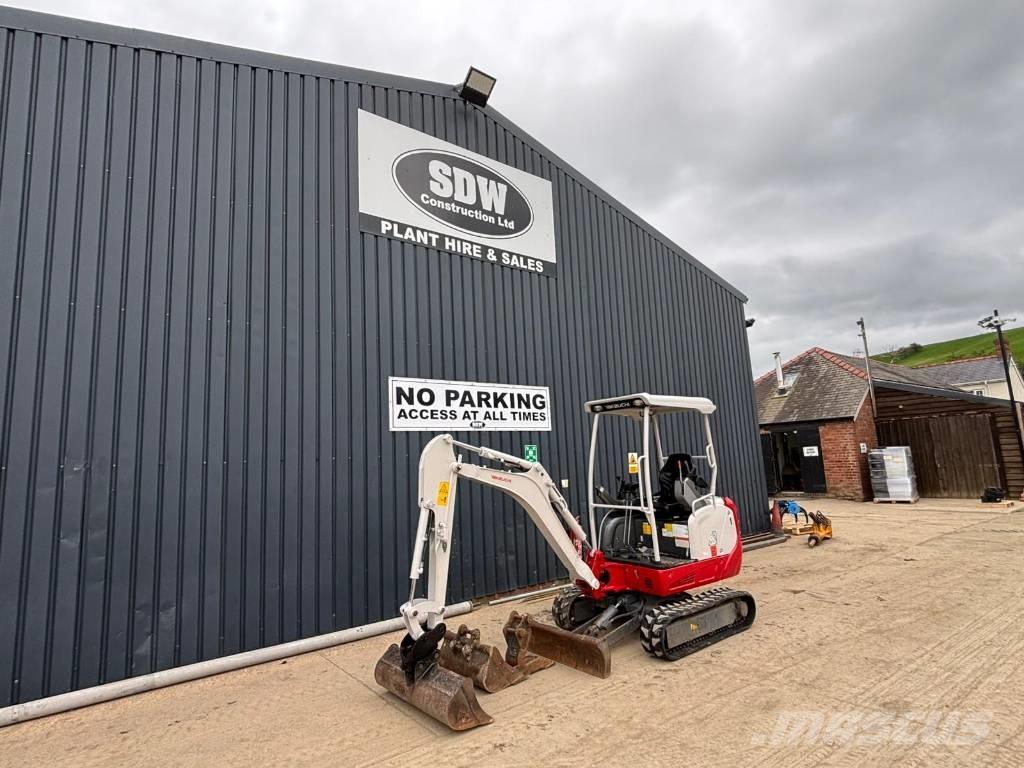 Takeuchi TB 216 Mini ekskavatörler, 7 tona dek