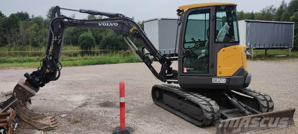 Volvo ECR 50 D Mini ekskavatörler, 7 tona dek