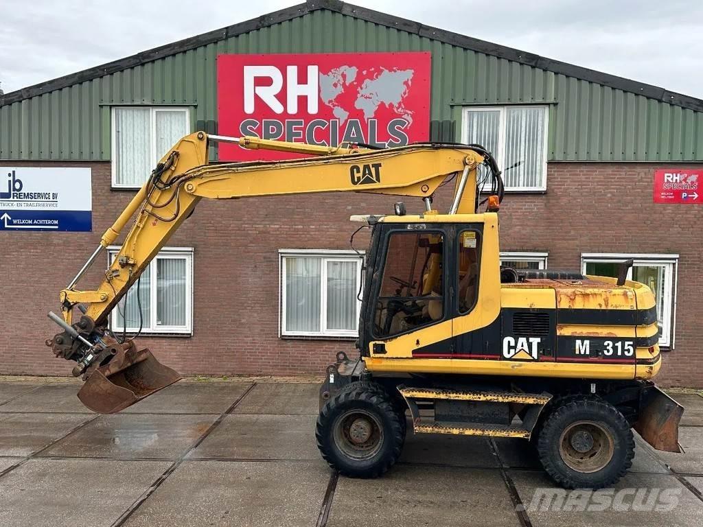 CAT M315 +ROTO CE Lastik tekerli ekskavatörler