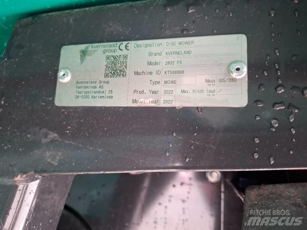 Kverneland 2832FS Çayir biçme makinalari