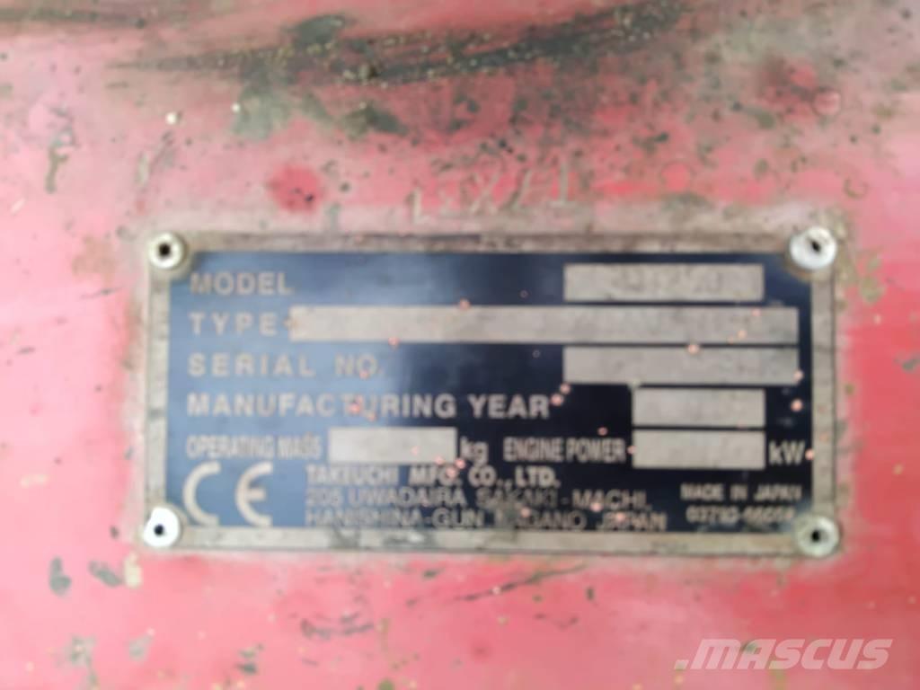 Takeuchi TB 250 Mini ekskavatörler, 7 tona dek