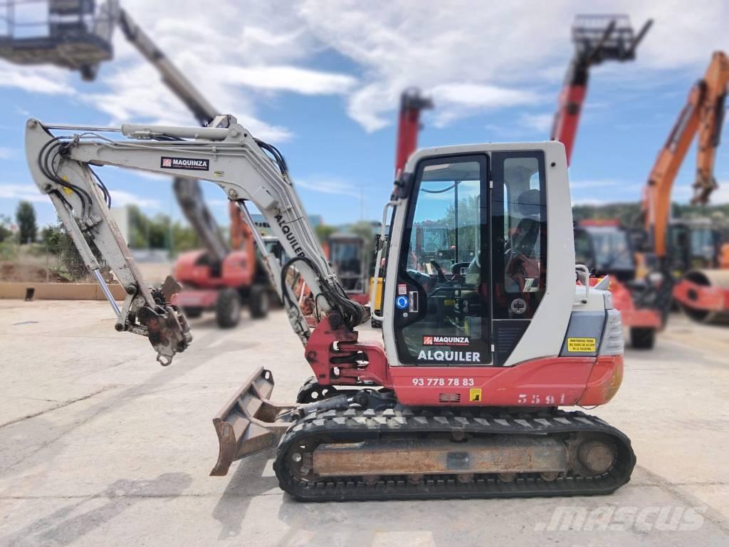 Takeuchi TB 250 Mini ekskavatörler, 7 tona dek