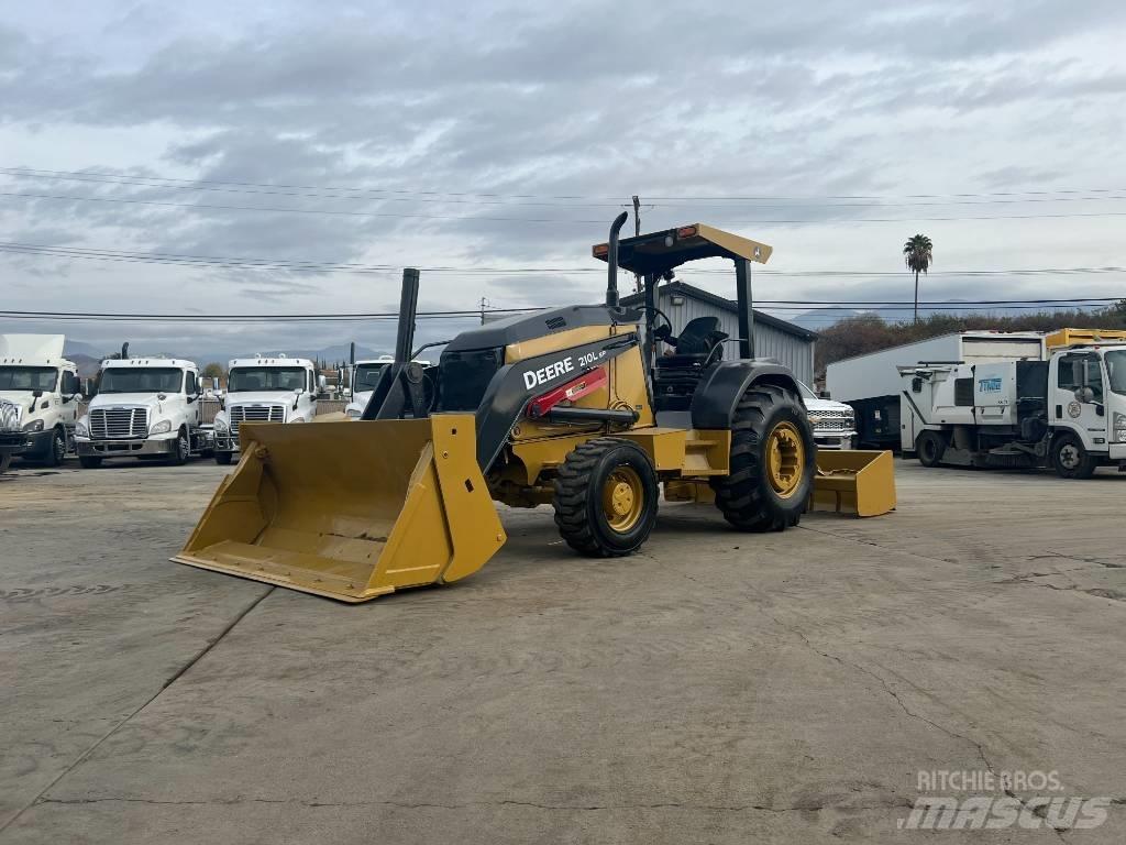 John Deere 210L EP Ön yükleyici ve kazicilar