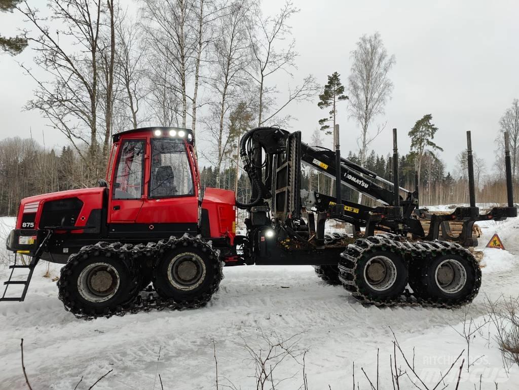 Komatsu 875 Tomruk yükleyici traktörler