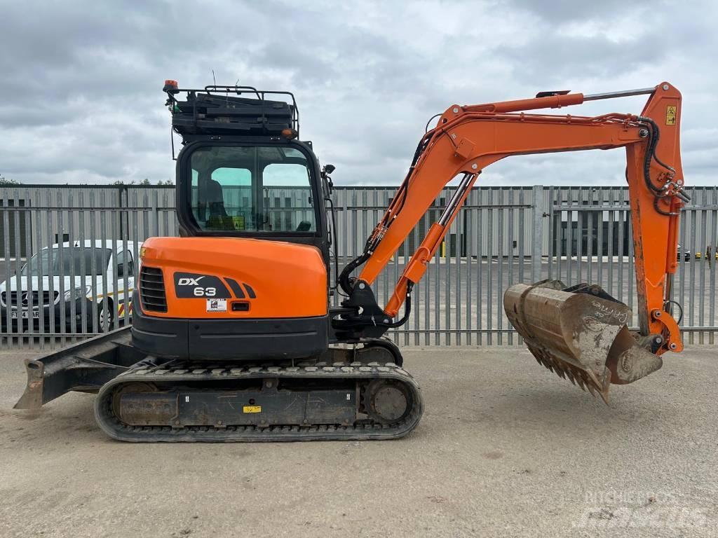 Doosan DX 63-3 Paletli ekskavatörler