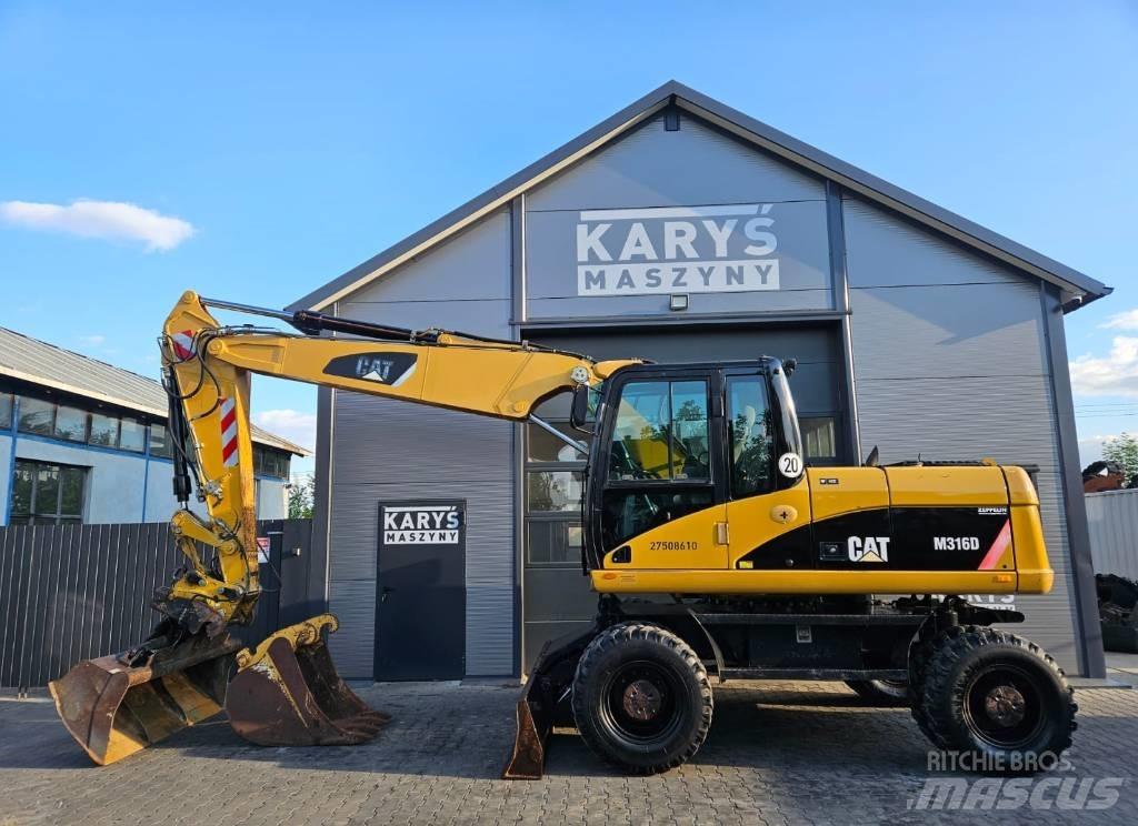 CAT 316D Lastik tekerli ekskavatörler