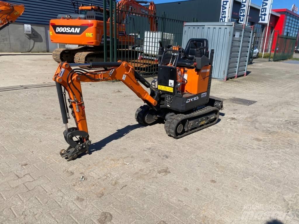Doosan DX 10 Z Mini ekskavatörler, 7 tona dek