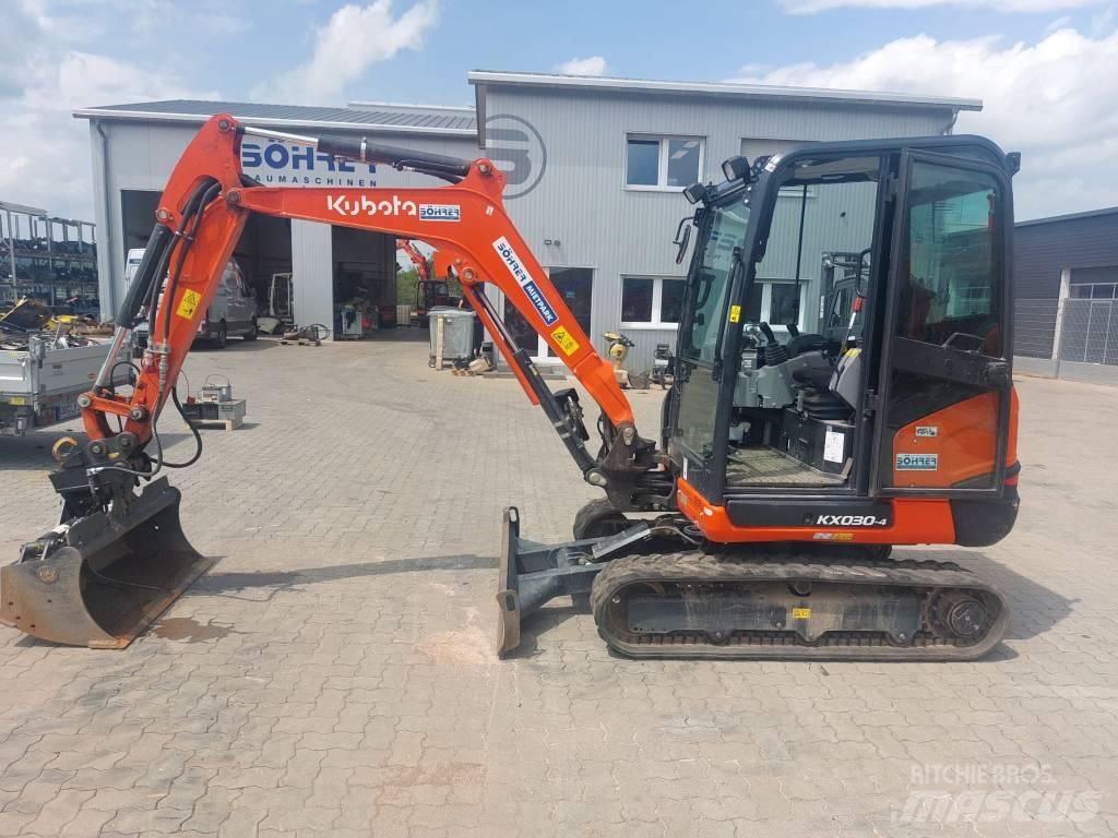 Kubota KX 030-4 Mini ekskavatörler, 7 tona dek