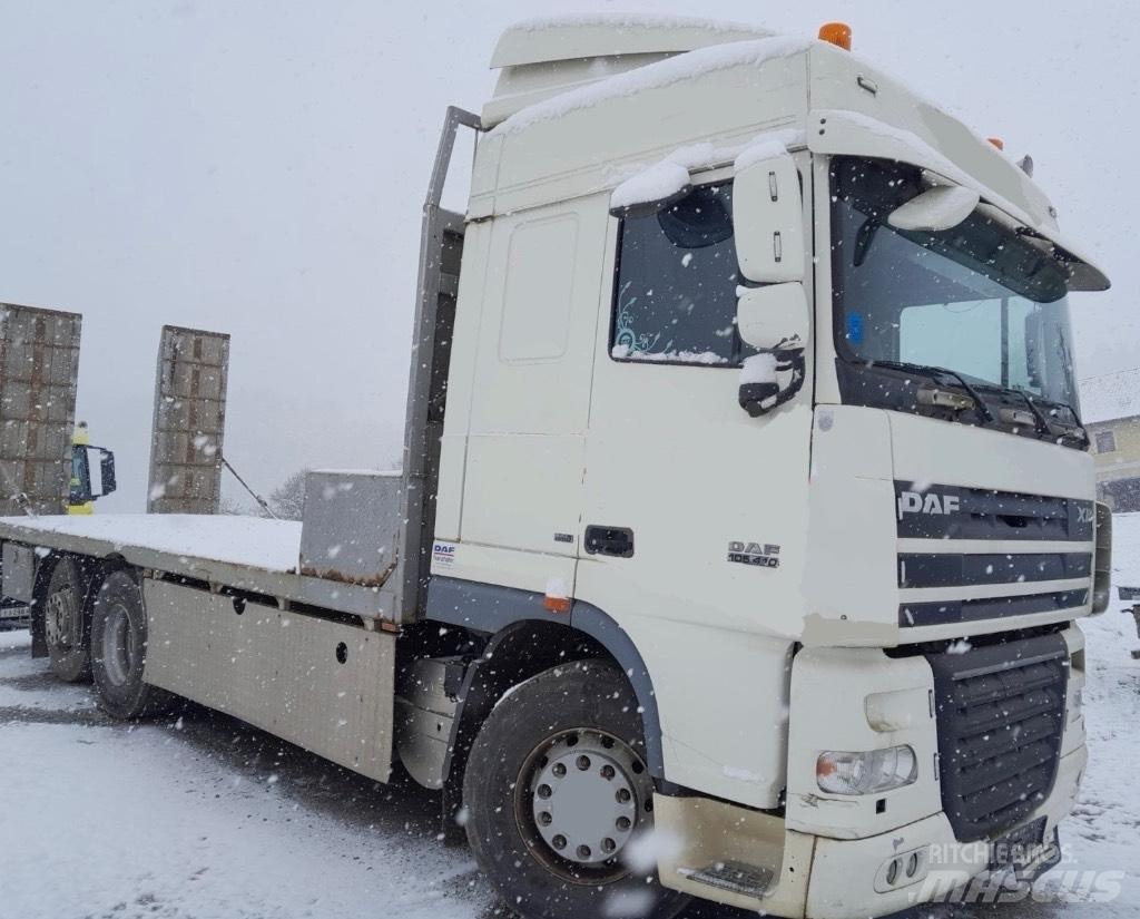 DAF XF 105 Kayar tenteli kamyonlar