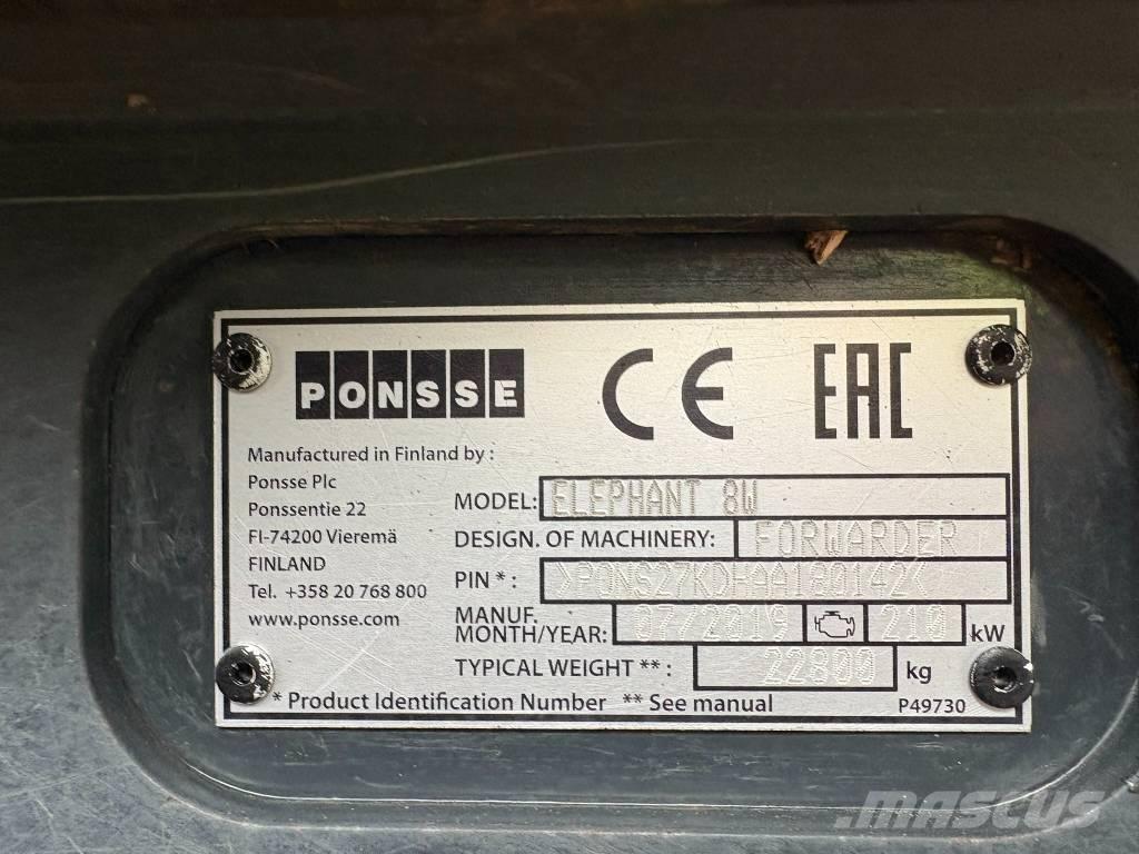 Ponsse Elephant Tomruk yükleyici traktörler