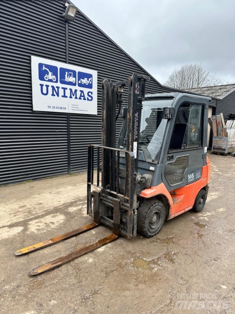 Toyota FG18 LPG'li forkliftler