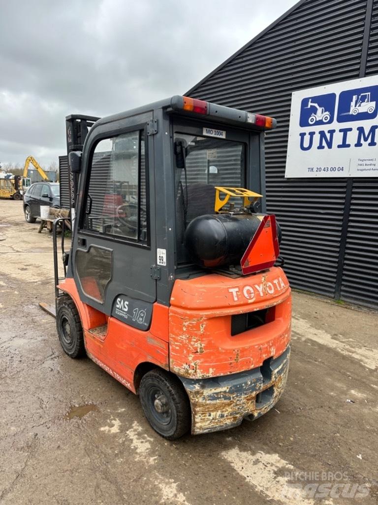 Toyota FG18 LPG'li forkliftler