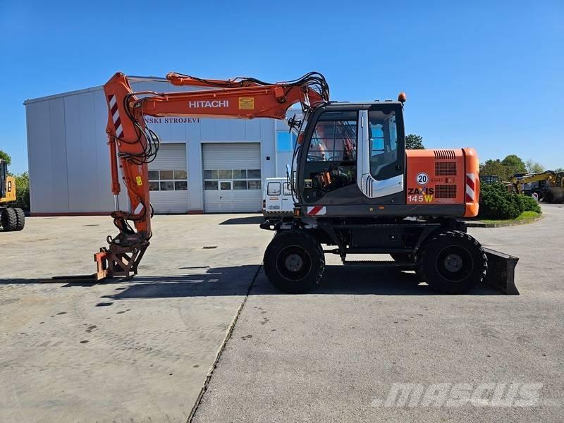 Hitachi ZX 145 W-3 Lastik tekerli ekskavatörler