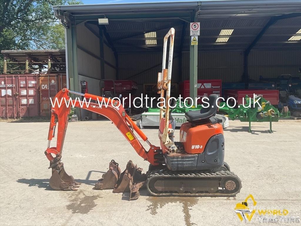 Kubota U 10-3 Mini ekskavatörler, 7 tona dek