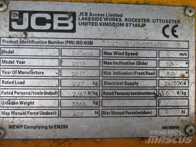 JCB S4550E Makasli platformlar