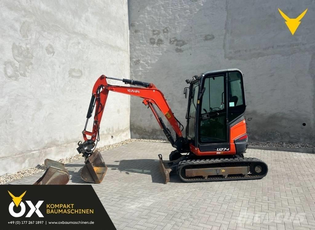 Kubota U 27-4 Mini ekskavatörler, 7 tona dek