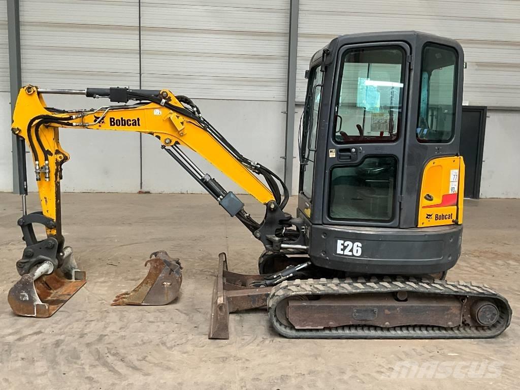 Bobcat E 26 EM Mini ekskavatörler, 7 tona dek
