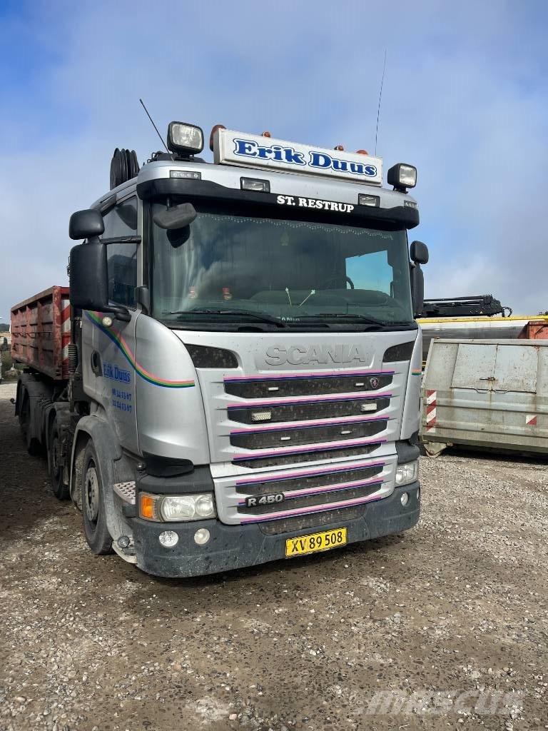 Scania R 450 Araç üzeri vinçler