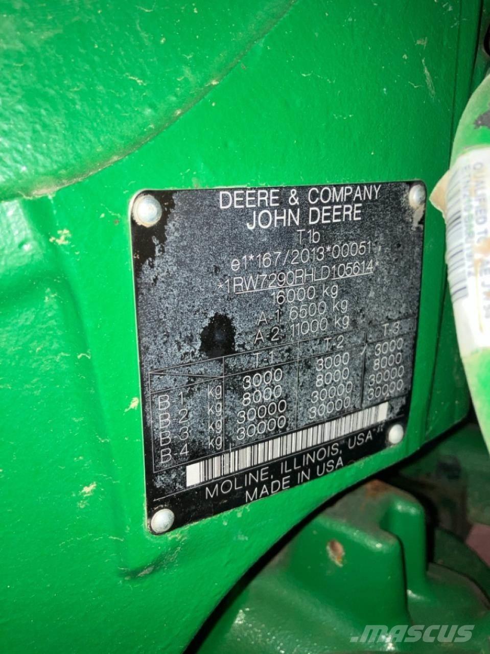 John Deere 7290R Traktörler