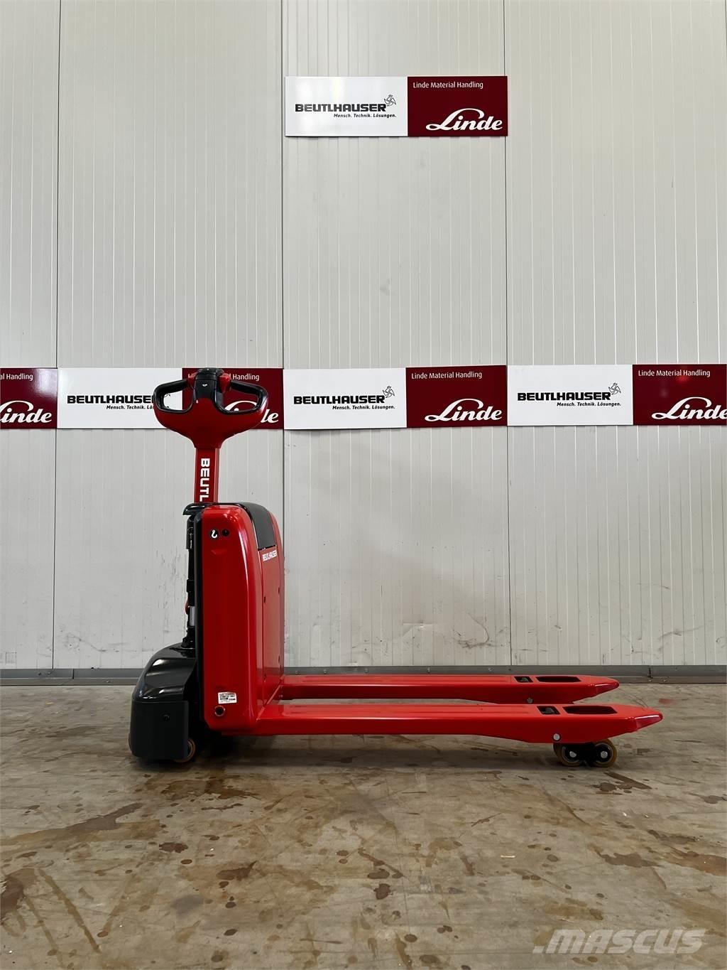 Linde MT15 Yaya kumandali istif makinasi