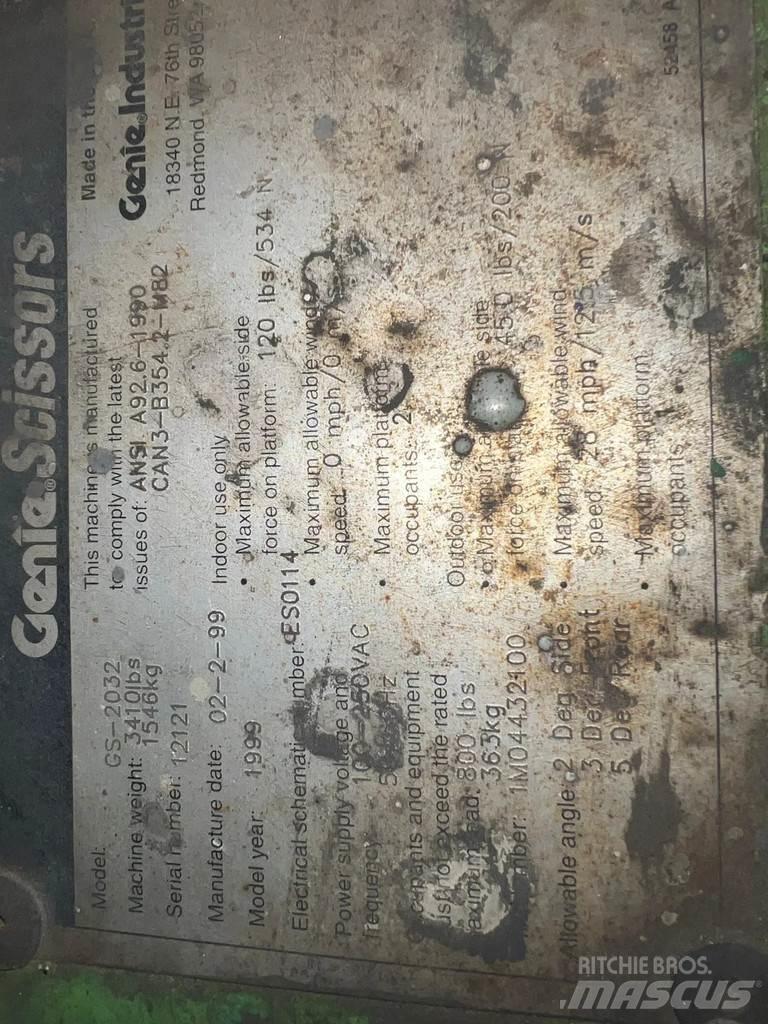 Genie GS-2032 Makasli platformlar