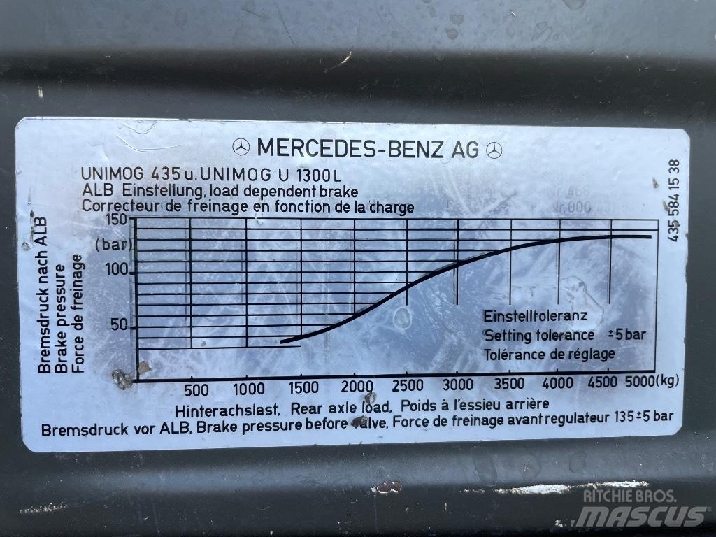 Unimog U 1300 L Diger aksam