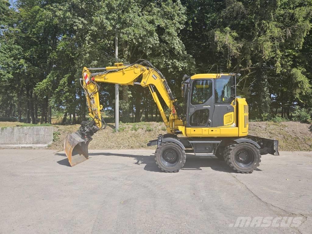 Komatsu PW 98 MR-11 Lastik tekerli ekskavatörler
