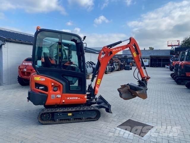 Kubota KX 019-4 Mini ekskavatörler, 7 tona dek