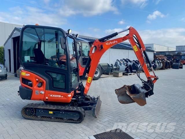 Kubota KX 019-4 Mini ekskavatörler, 7 tona dek