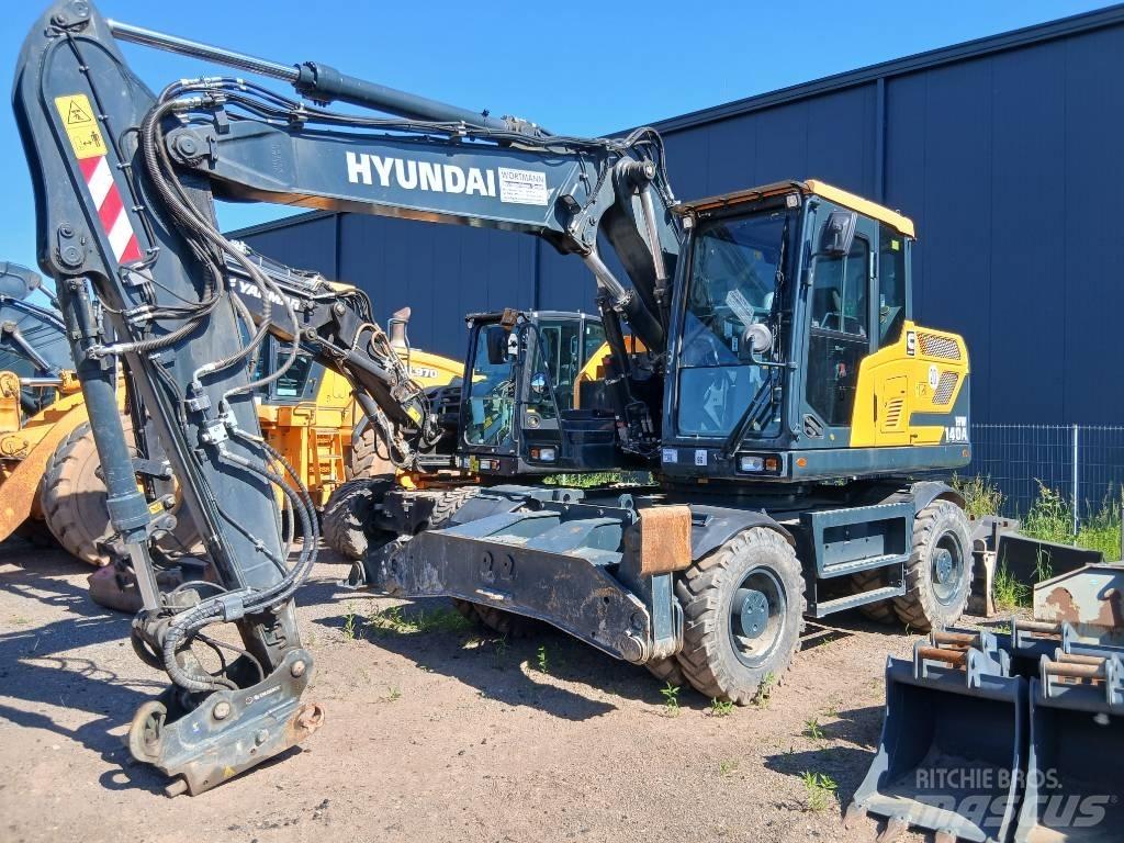 Hyundai HW 145 Lastik tekerli ekskavatörler