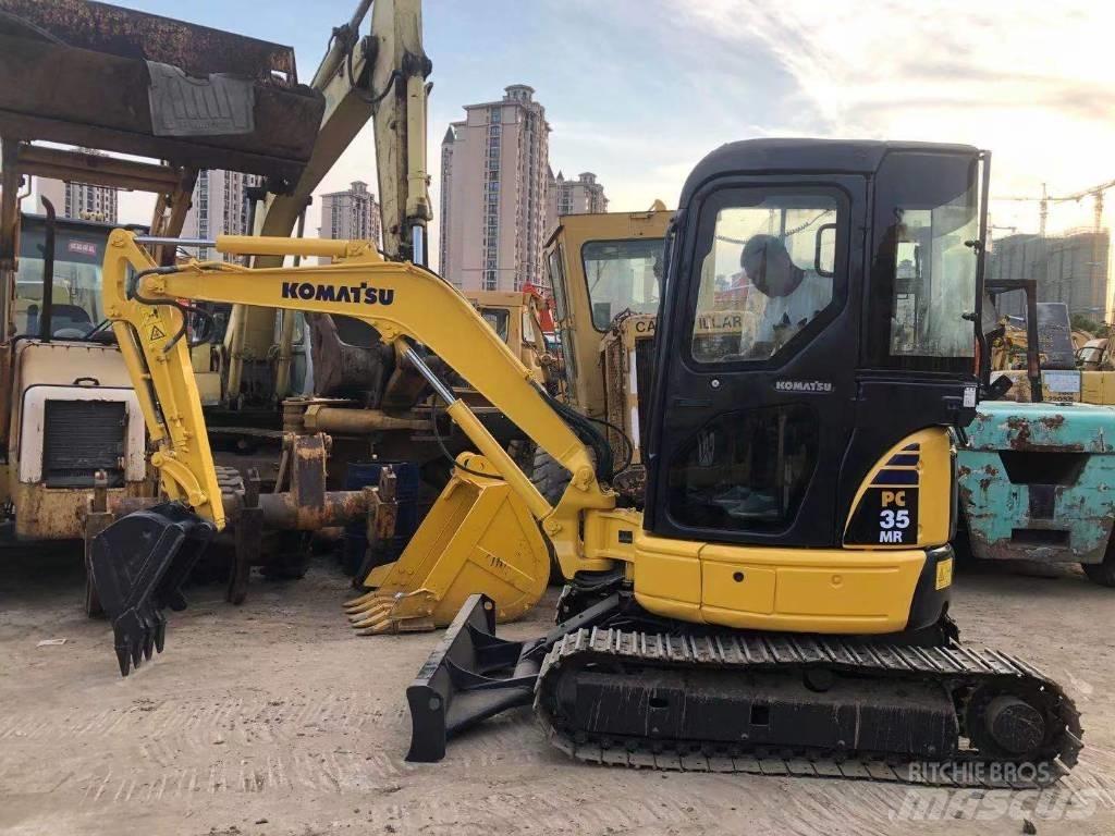Komatsu PC 35 MR Mini ekskavatörler, 7 tona dek