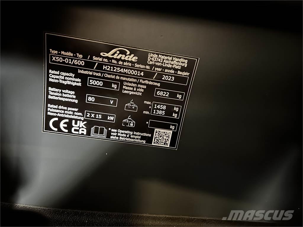 Linde X50 Elektrikli forkliftler