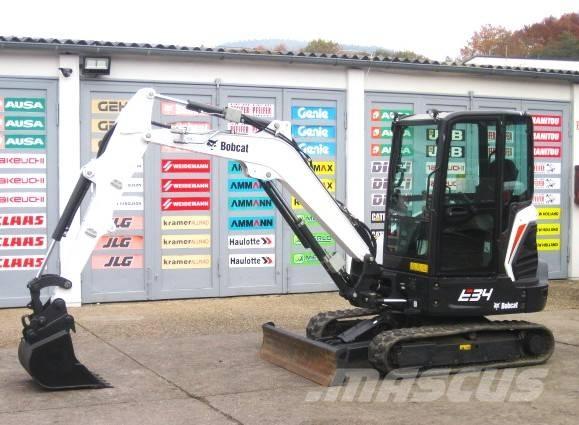 Bobcat E 34 Mini ekskavatörler, 7 tona dek