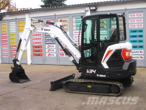 Bobcat E 34 Mini ekskavatörler, 7 tona dek