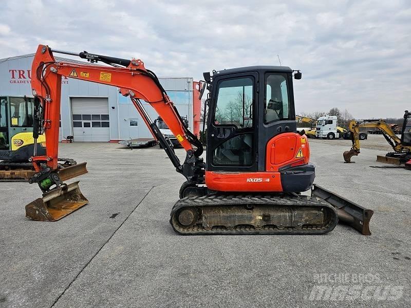 Kubota KX 057-4 Mini ekskavatörler, 7 tona dek