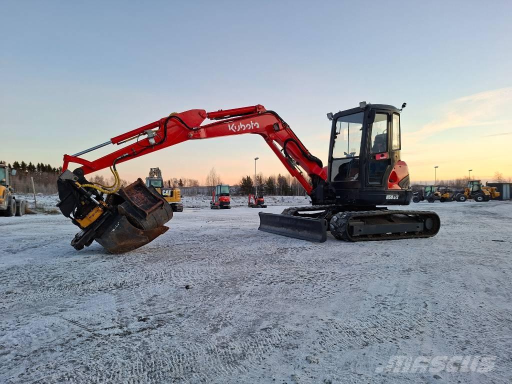 Kubota U50-3A Mini ekskavatörler, 7 tona dek