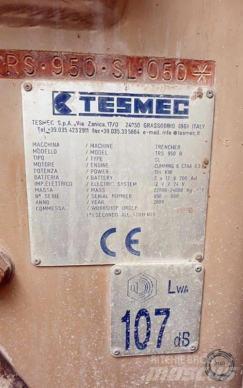 Tesmec TRS950 Kanal kazma makinasi