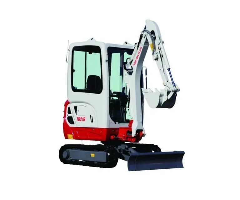Takeuchi TB216 Mini ekskavatörler, 7 tona dek