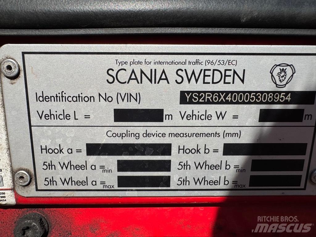 Scania R 560 Tomruk kamyonlari