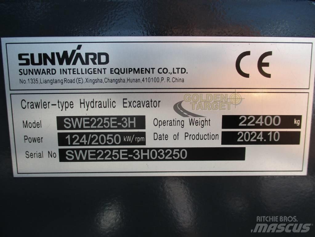 Sunward SWE 225E-3H Paletli ekskavatörler