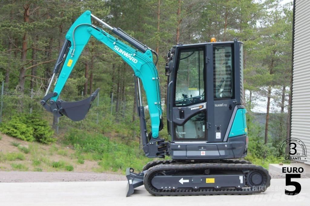 Sunward SWE 25 UF Mini ekskavatörler, 7 tona dek