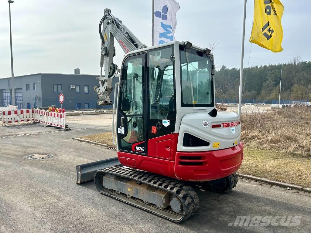 Takeuchi TB 240 Mini ekskavatörler, 7 tona dek